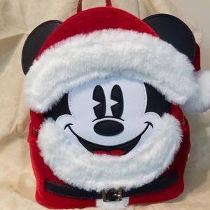 Disney Parks Exclusive Santa Mickey Loungefly